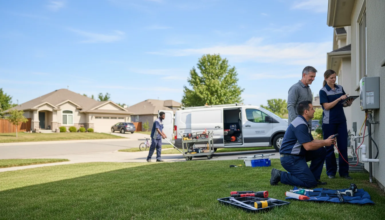 Tankless water heater service in Crestline, OH